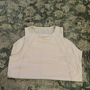 Lululemon sculpt tank top, size 4 color, porcelain pink